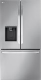 LG - 36-in Wide Counter-Depth MAX 25.5 Cu. Ft. French Door Smart Refrigerator with Dual Ice - Stainless Steel