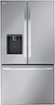 LG - 36-in Wide Counter-Depth MAX 25.5 Cu. Ft. French Door Smart Refrigerator with Dual Ice - Stainless Steel