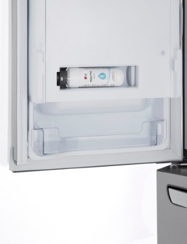 LG - 36-in Wide Counter-Depth MAX 25.5 Cu. Ft. French Door Smart Refrigerator with Dual Ice - Stainless Steel