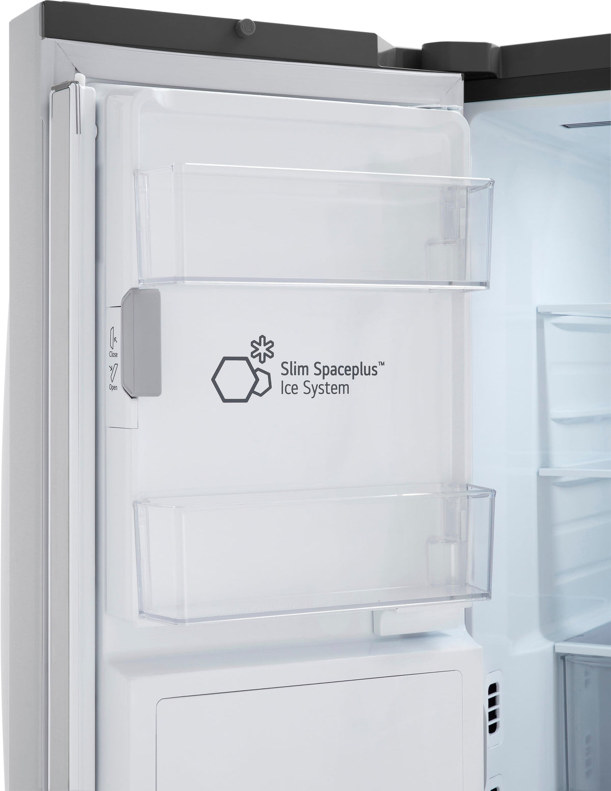 LG - 36-in Wide Counter-Depth MAX 25.5 Cu. Ft. French Door Smart Refrigerator with Dual Ice - Stainless Steel