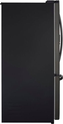 LG - 36-in Wide 27.7 Cu. Ft. French Door Smart Refrigerator with External Ice and Water - Black Stainless Steel