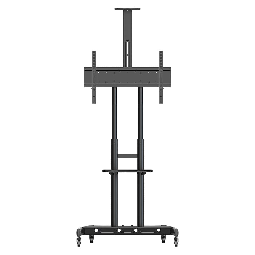 Kanto - Rolling TV Stand/AV Cart for Most 55" to 86" TVs and Interactive Displays - Black