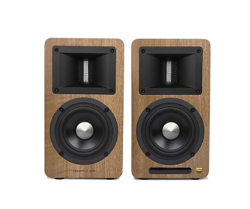 Edifier - Airpulse A80 Hi-Res Active Speaker System (Pair) - Wood