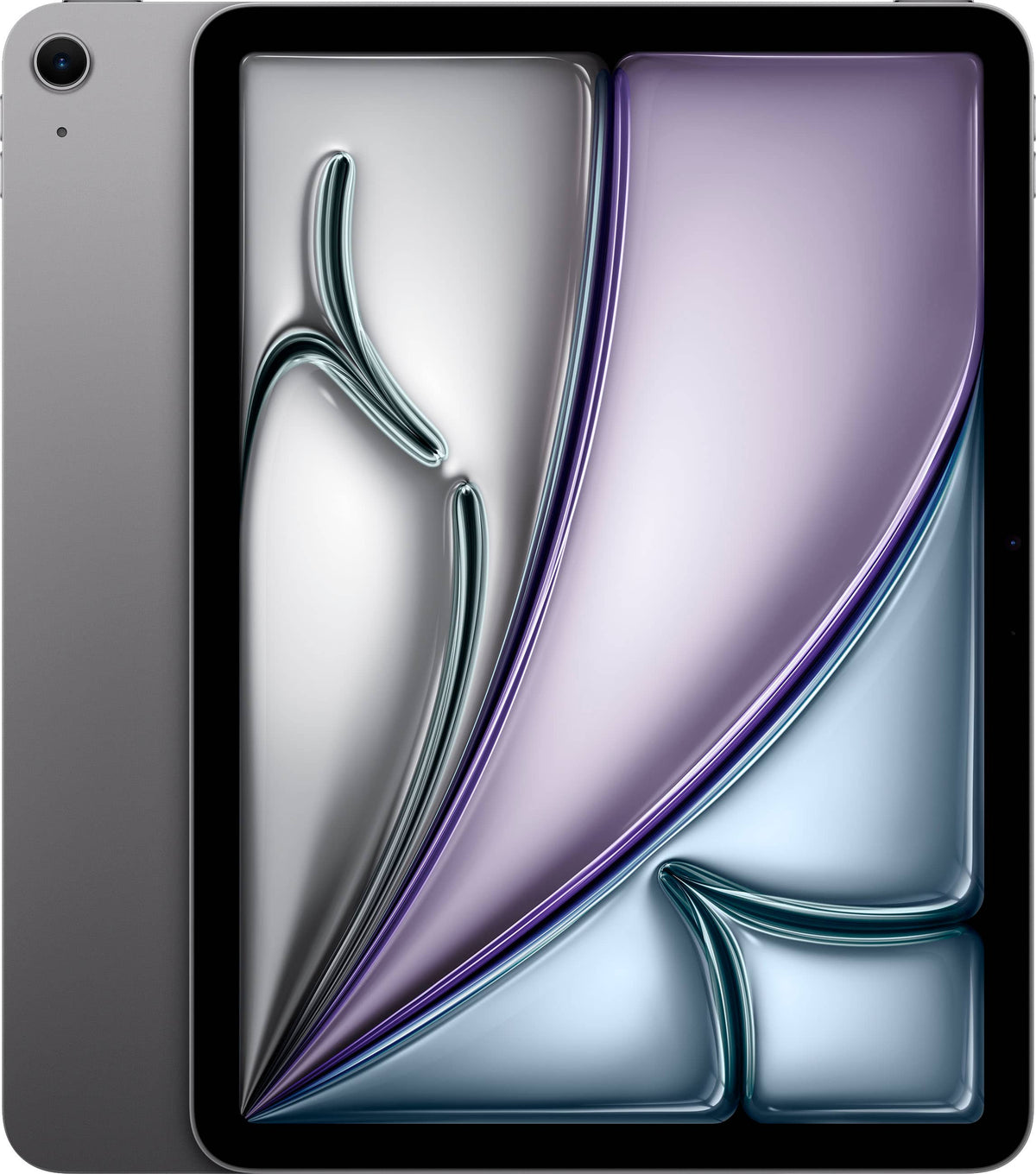 Apple - Geek Squad Certified Refurbished 11-inch iPad Air M2 chip Built for Apple Intelligence Wi-Fi 128GB - Space Gray