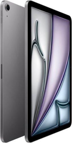Apple - Geek Squad Certified Refurbished 11-inch iPad Air M2 chip Built for Apple Intelligence Wi-Fi 128GB - Space Gray