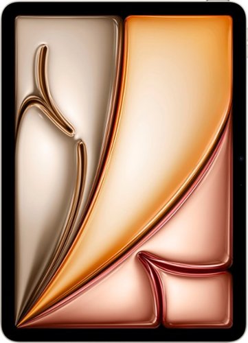 Apple - Geek Squad Certified Refurbished 11-inch iPad Air M2 chip Built for Apple Intelligence Wi-Fi 128GB - Starlight