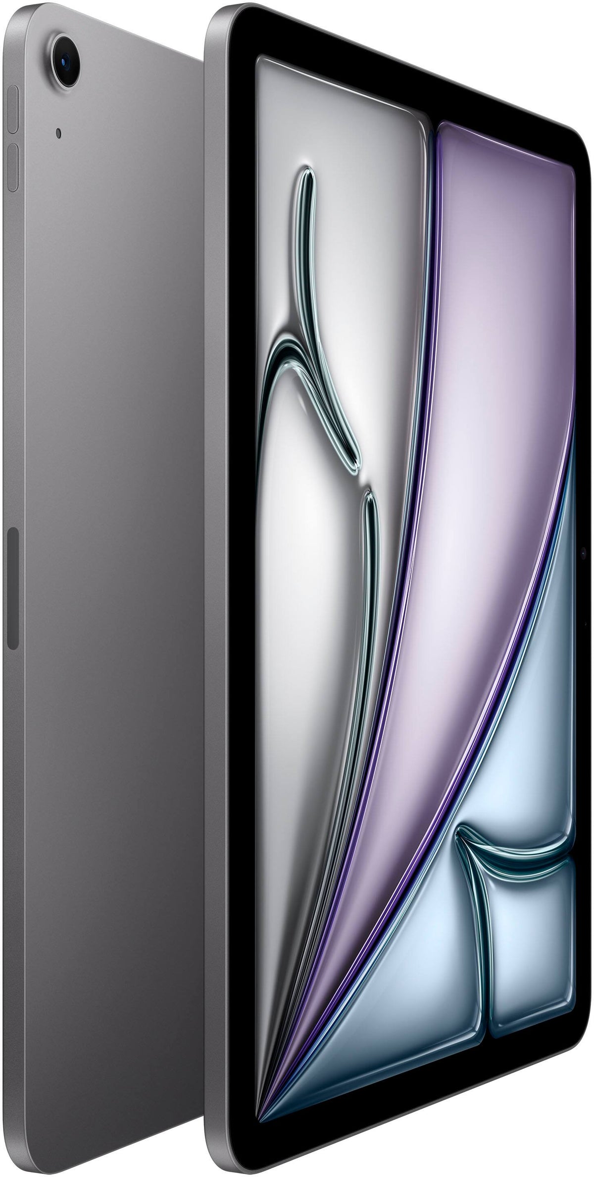 Apple - Geek Squad Certified Refurbished 11-inch iPad Air M2 chip Built for Apple Intelligence Wi-Fi 256GB - Space Gray