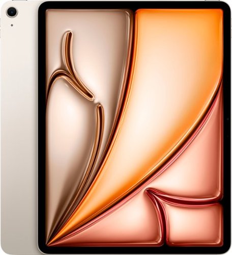 Apple - Geek Squad Certified Refurbished 13-inch iPad Air M2 chip Built for Apple Intelligence Wi-Fi 128GB - Starlight