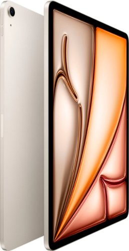 Apple - Geek Squad Certified Refurbished 13-inch iPad Air M2 chip Built for Apple Intelligence Wi-Fi 256GB - Starlight