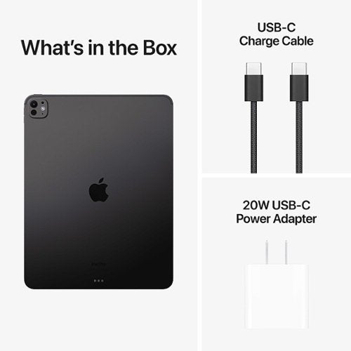 Apple - Refurbished 13-inch iPad Pro M4 chip Built for Apple Intelligence Wi-Fi 2TB with OLED Nano Texture Glass - Space Black