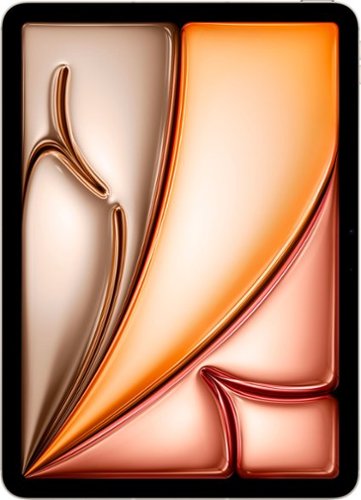 Apple - Geek Squad Certified Refurbished 11-inch iPad Air M2 chip Built for Apple Intelligence Wi-Fi + Cellular 128GB - Starlight (Unlocked)