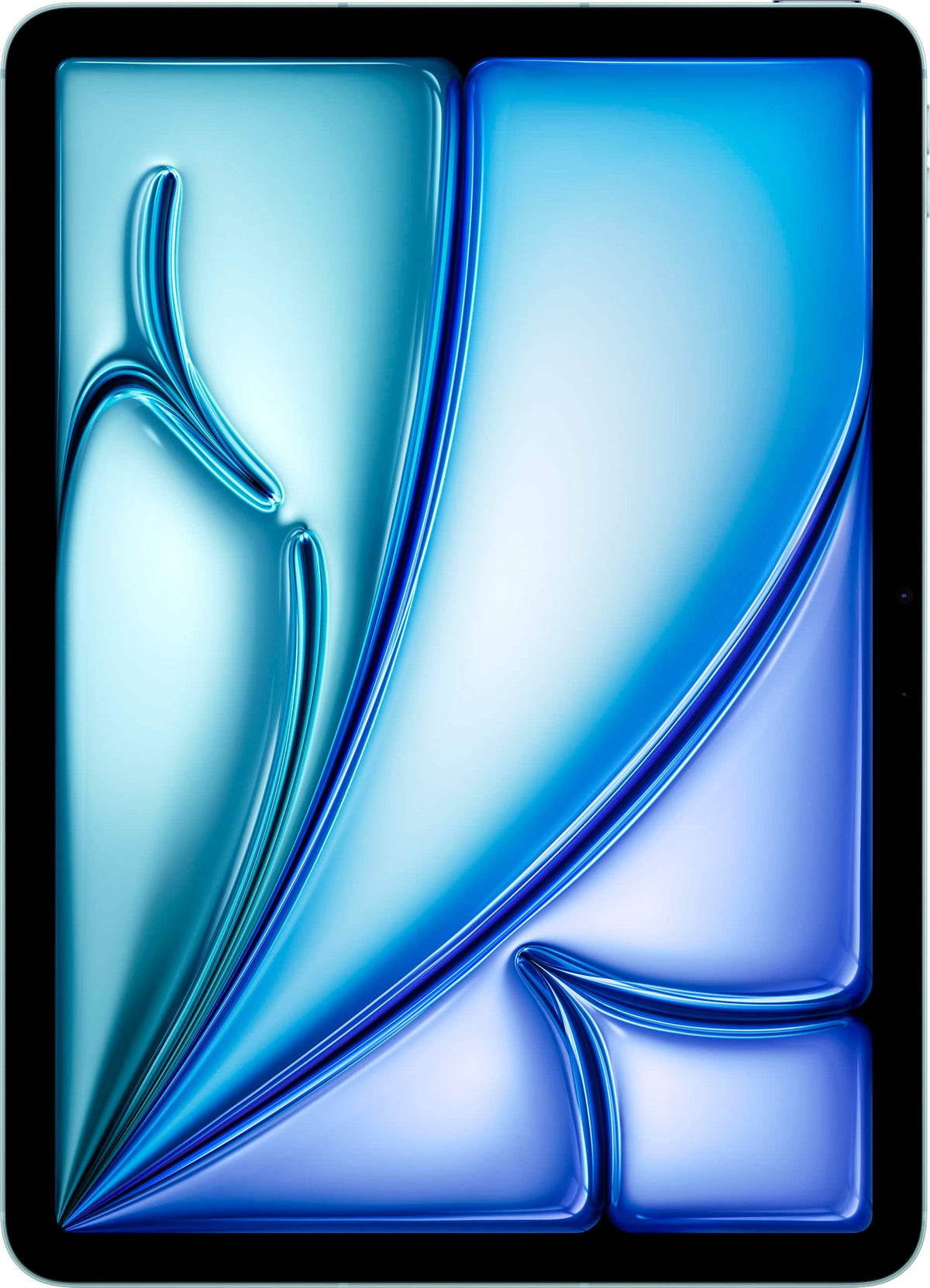 Apple - Geek Squad Certified Refurbished 11-inch iPad Air M2 chip Built for Apple Intelligence Wi-Fi + Cellular 256GB - Blue (Unlocked)