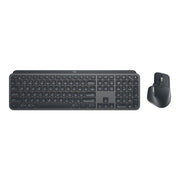 Logitech - MX Keys Combo for Business Full-size Wireless Scissor Keyboard and Mouse Bundle for Windows/Mac/Chrome/Linux - Graphite