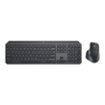 Logitech - MX Keys Combo for Business Full-size Wireless Scissor Keyboard and Mouse Bundle for Windows/Mac/Chrome/Linux - Graphite