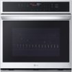 LG - 30" 4.7 Cu. Ft. Built-In Single Electric Convection Smart Wall Oven with Air Fry - Stainless Steel