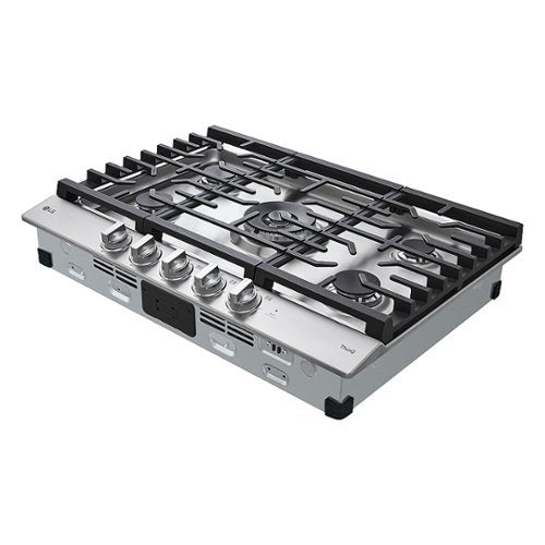 LG - 30-in Wide Built-In Smart Gas Cooktop with 5 Burners and EasyClean - Stainless Steel