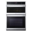 LG - 30-in Wide Smart Built-In Electric Convection Combination Wall Oven with Microwave and Air Fry - Stainless Steel
