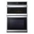 LG - 30-in Wide Smart Built-In Electric Convection Combination Wall Oven with Microwave and Air Fry - Stainless Steel