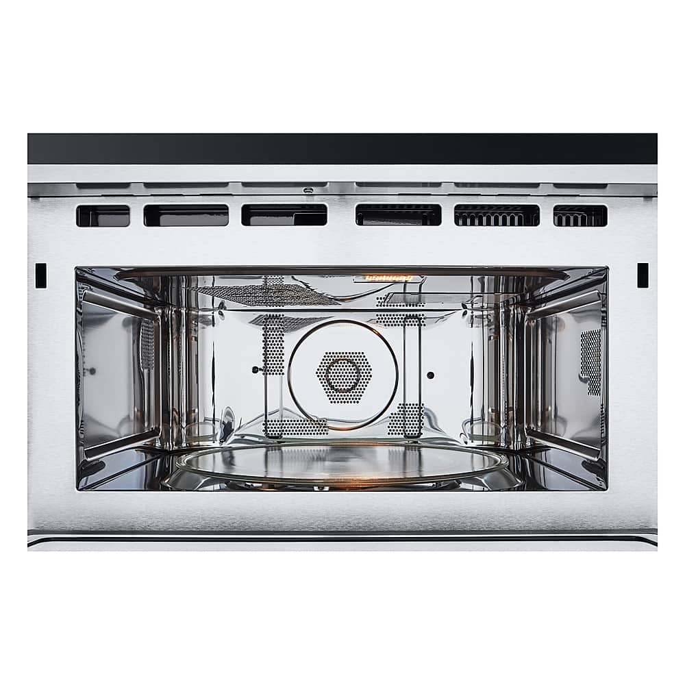 LG - 30-in Wide Smart Built-In Electric Convection Combination Wall Oven with Microwave and Air Fry - Stainless Steel
