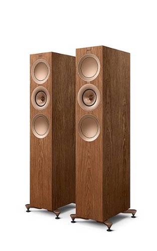 KEF - R7 Meta Floorstanding Loudspeaker (Each) - Walnut