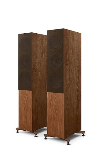 KEF - R7 Meta Floorstanding Loudspeaker (Each) - Walnut