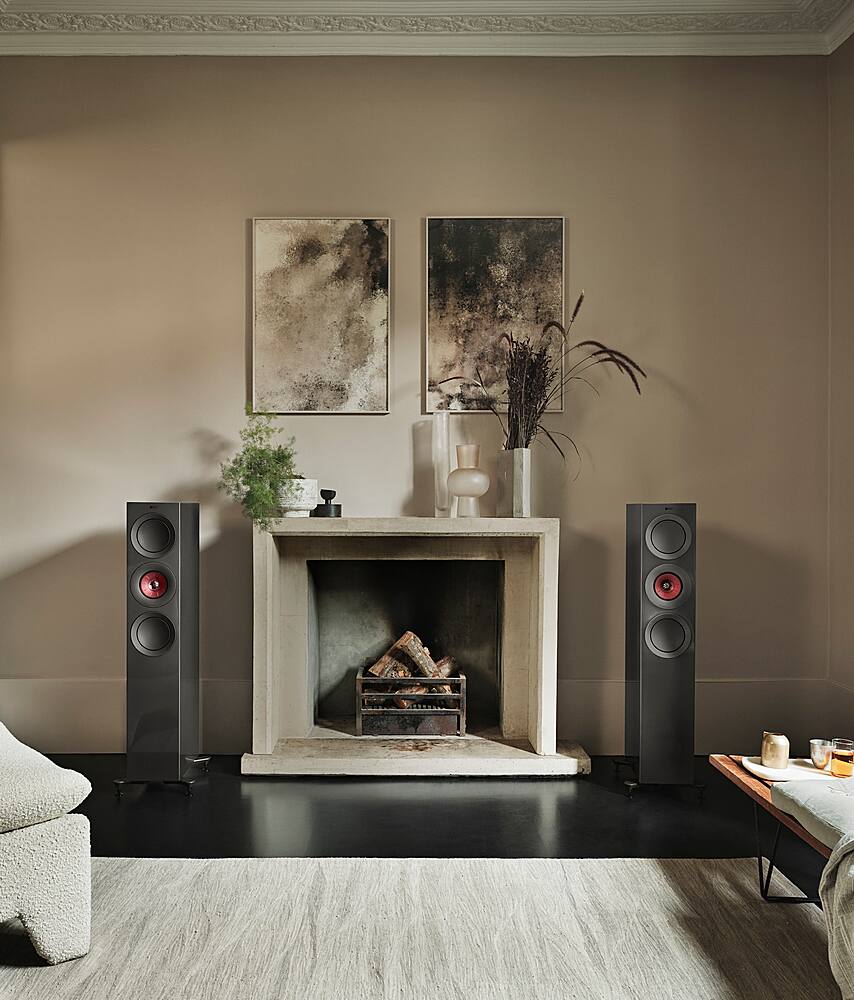 KEF - R7 Meta Floorstanding Loudspeaker (Each) - Walnut