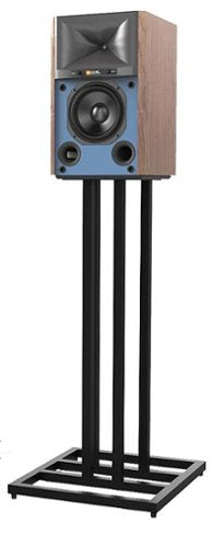JS-65 Floor Stands for JBL Small Classic Bookshelf Speakers - Black