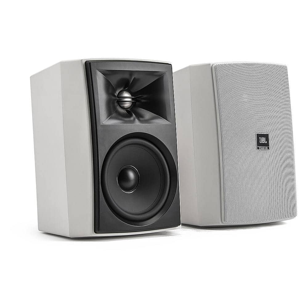 JBL - Stage XD5 5.25" 2-Way Indoor/Outdoor All-Weather Loudspeakers (Pair) - White