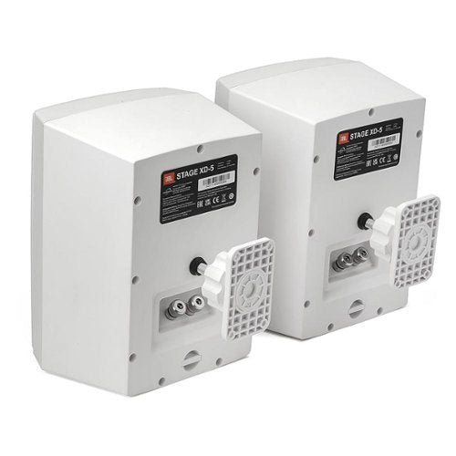 JBL - Stage XD5 5.25" 2-Way Indoor/Outdoor All-Weather Loudspeakers (Pair) - White