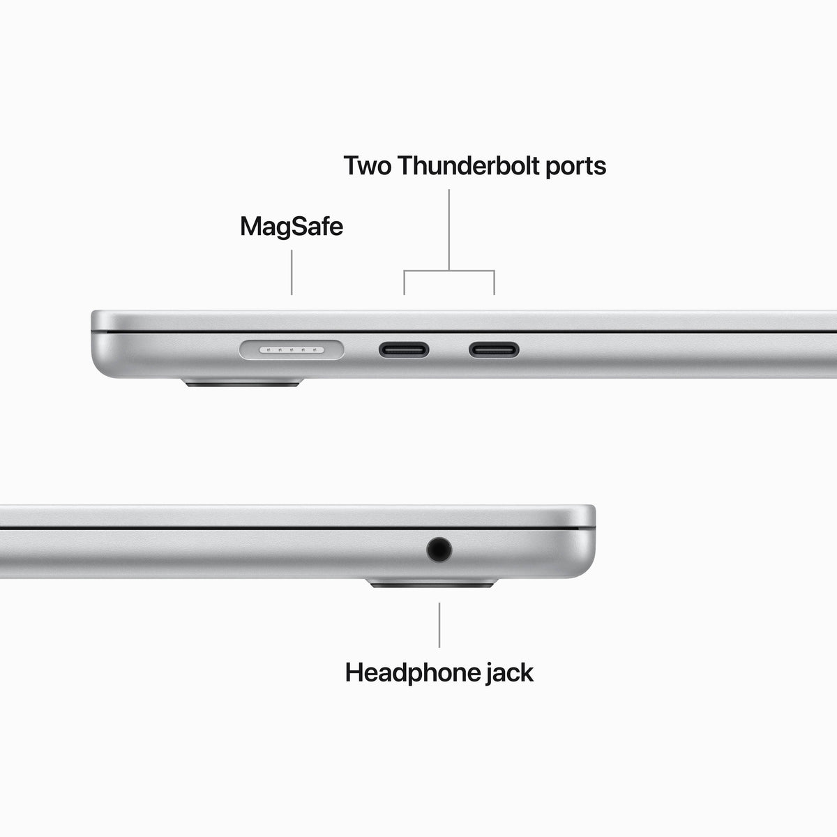 Apple - Geek Squad Certified Refurbished MacBook Air 15" Laptop - M2 chip - 8GB Memory - 512GB SSD - Silver