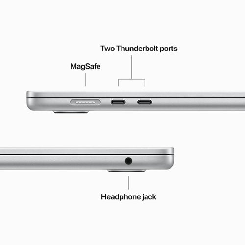 Apple - Geek Squad Certified Refurbished MacBook Air 15" Laptop - M2 chip - 8GB Memory - 512GB SSD - Silver