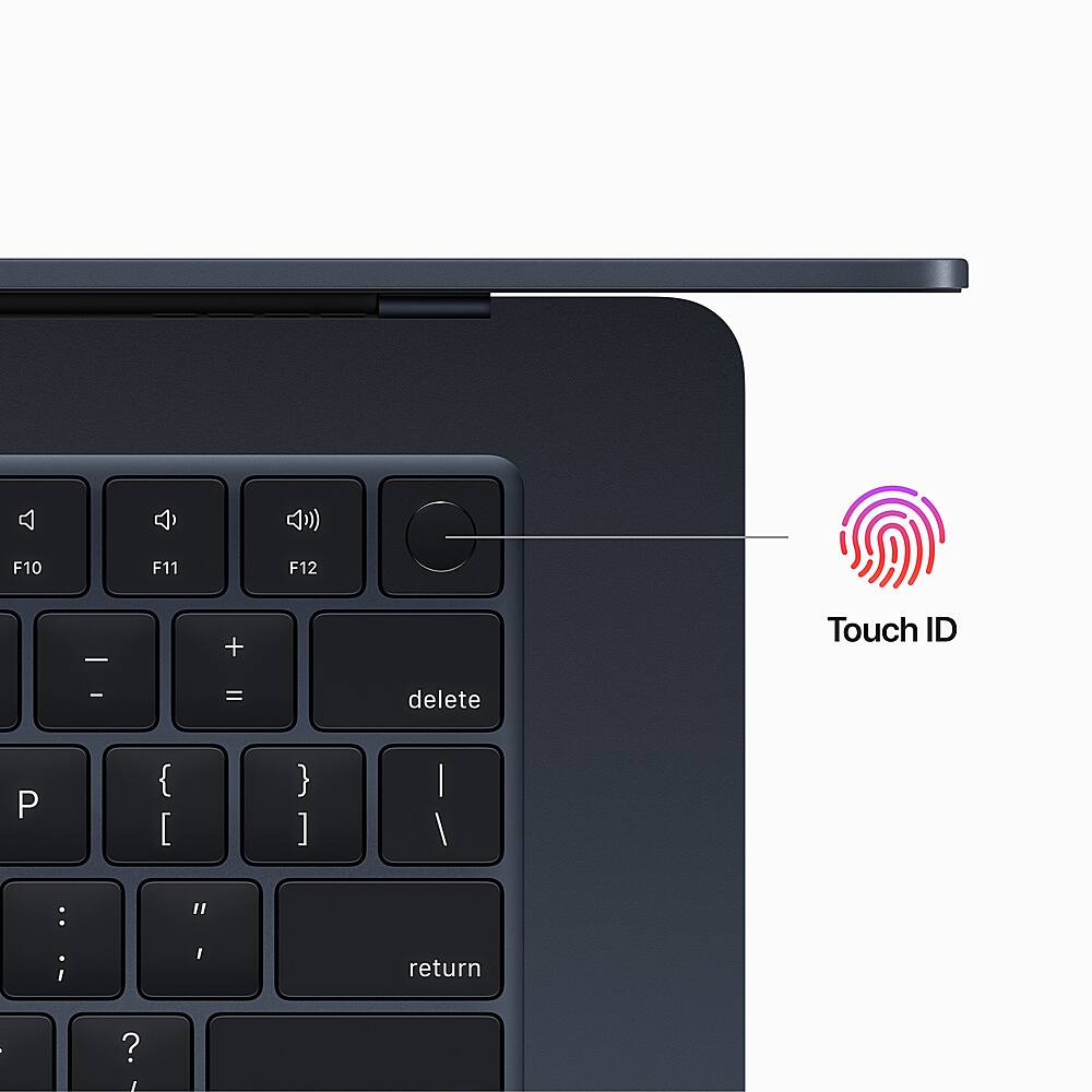Apple - Geek Squad Certified Refurbished MacBook Air 15" Laptop - M2 chip - 8GB Memory - 256GB SSD - Midnight