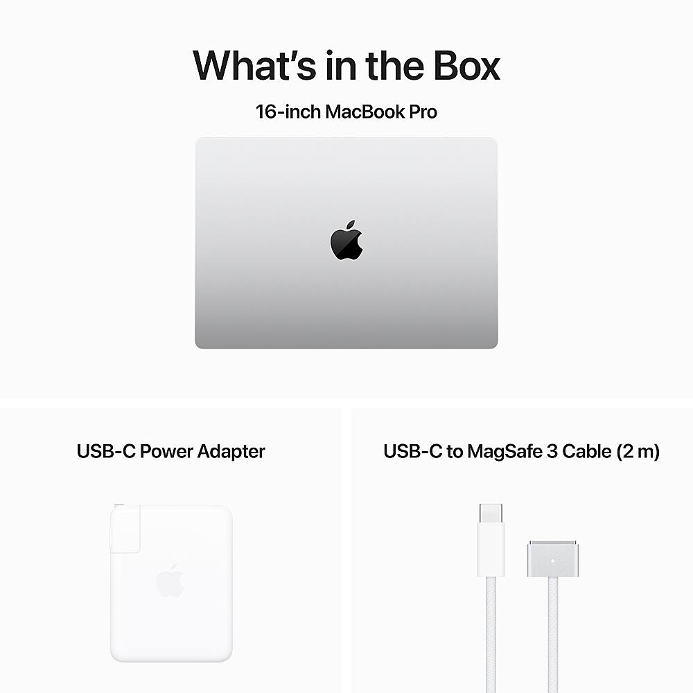 Apple - Geek Squad Certified Refurbished MacBook Pro 16" Laptop - M3 Max chip - 48GB Memory - 40-core GPU - 1TB SSD - Silver