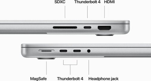 Apple - Geek Squad Certified Refurbished MacBook Pro 14" Laptop - M3 Pro chip - 18GB Memory - 14-core GPU - 512GB SSD - Silver