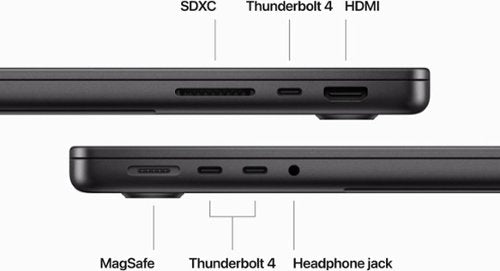 Apple - Geek Squad Certified Refurbished MacBook Pro 14" Laptop-M3 Max chip - 36GB Memory - 30-core GPU - 1TB SSD (Latest Model) - Space Black
