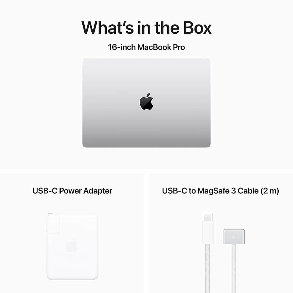 Apple - Geek Squad Certified Refurbished MacBook Pro 16" Laptop - M3 Pro chip - 36GB Memory - 18-core GPU - 512GB SSD - Silver