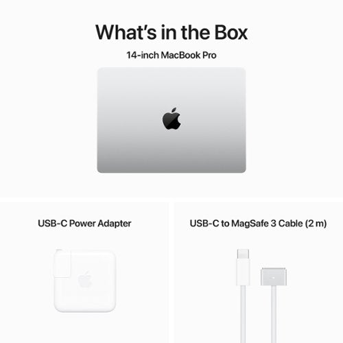 Apple - Geek Squad Certified Refurbished MacBook Pro 14" Laptop - M3 chip - 8GB Memory - 10-core GPU - 512GB SSD - Silver