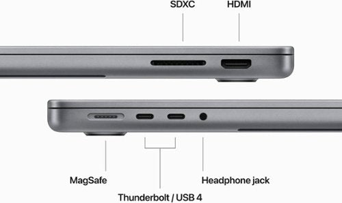 Apple - Geek Squad Certified Refurbished MacBook Pro 14" Laptop - M3 chip - 8GB Memory - 10-core GPU - 512GB SSD - Space Gray