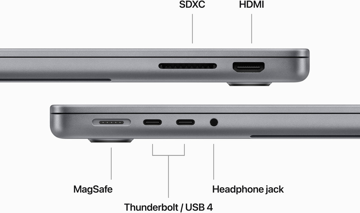 Apple - Geek Squad Certified Refurbished MacBook Pro 14" Laptop - M3 chip - 8GB Memory - 10-core GPU - 512GB SSD - Space Gray