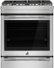 JennAir - 30 in. Wide 5 Burner 5.8 Cu. Ft. Slide-In Gas Convection Range with Self-cleaning and Air Fry - Stainless Steel