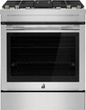 JennAir - 30 in. Wide 4 Burner 6.2 Cu. Ft. Slide-In Dual Fuel Convection Range with Self-Cleaning and Air Fry - Stainless Steel