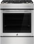 JennAir - 30 in. Wide 4 Burner 6.2 Cu. Ft. Slide-In Dual Fuel Convection Range with Self-Cleaning and Air Fry - Stainless Steel
