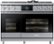 Dacor - 48 in. Wide 6 Burner Contemporary 6.6 Cu. Ft. Slide-In Double Oven Dual Fuel Four-Part Pure Convection Range - Silver Stainless Steel