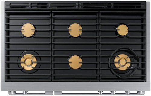 Dacor - 48 in. Wide 6 Burner Transitional 8.8 Cu. Ft. Slide-In Dual Fuel Four-Part Pure Convection Range with GreenClean - Silver Stainless Steel