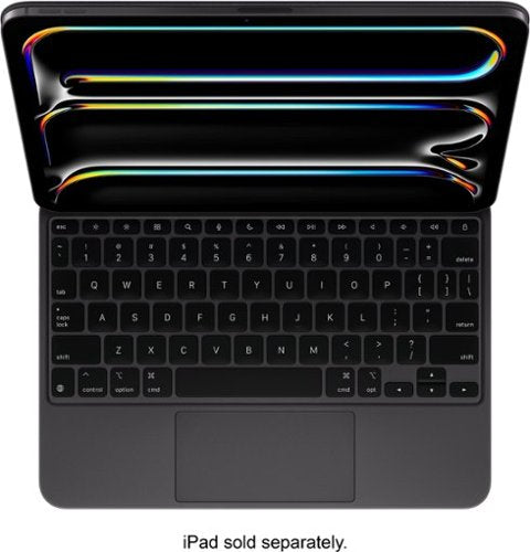 Apple - Geek Squad Certified Refurbished Magic Keyboard for iPad Pro 11‑inch (M4 and M5) - Black