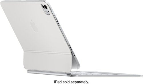 Apple - Geek Squad Certified Refurbished Magic Keyboard for iPad Pro 11‑inch (M4 and M5) - White