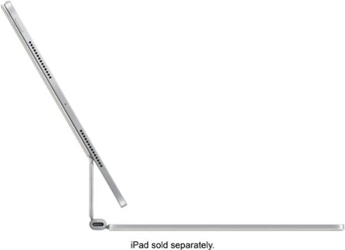Apple - Geek Squad Certified Refurbished Magic Keyboard for iPad Pro 11‑inch (M4 and M5) - White