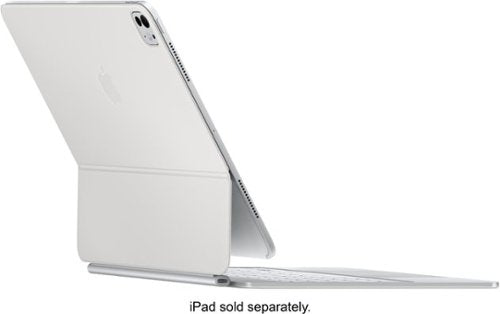 Apple - Geek Squad Certified Refurbished Magic Keyboard for iPad Pro 13‑inch (M4 and M5) - White