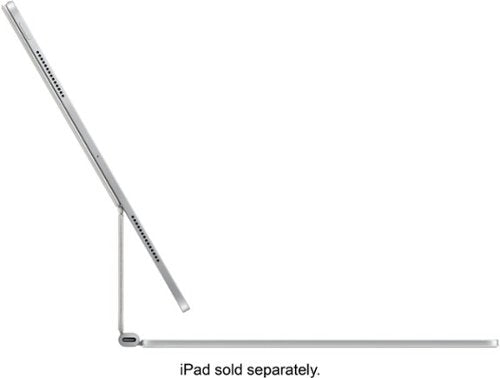 Apple - Geek Squad Certified Refurbished Magic Keyboard for iPad Pro 13‑inch (M4 and M5) - White