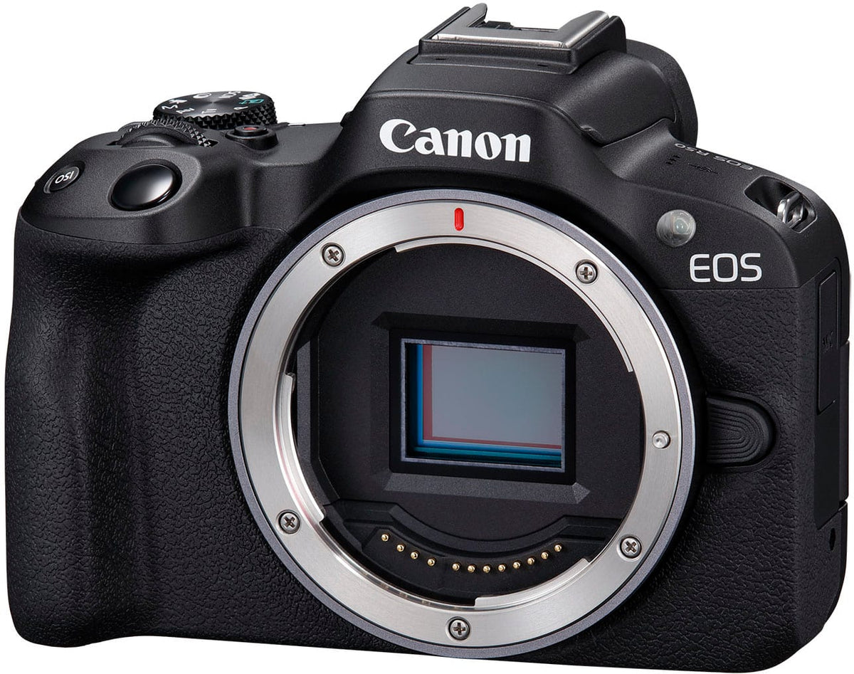 Canon - EOS R50 4K Video Mirrorless Camera (Body Only) - Black